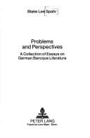 Tapa de Problems and perspectives