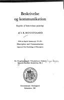 Tapa de Beskrivelse og kommunikation