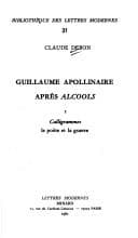 Tapa de Guillaume Apollinaire après Alcools