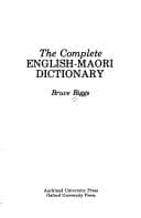 Tapa de The Complete English-Maori Dictionary