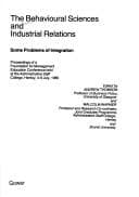 Tapa de The Behavioural sciences and industrial relations
