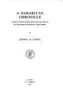 Tapa de A Samaritan chronicle