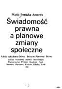 Tapa de Świadomość prawna a planowe zmiany społeczne