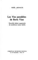 Tapa de Les vies parallèles de Boris Vian