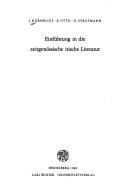Tapa de Einführung in die zeitgenössische irische Literatur