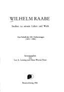 Tapa de Wilhelm Raabe