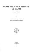 Tapa de Some religious aspects of Islam