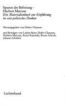 Tapa de Spuren der Befreiung, Herbert Marcuse