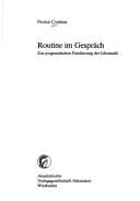 Tapa de Routine im Gespräch