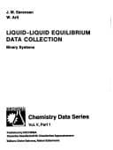 Tapa de Liquid-liquid equilibrium data collection