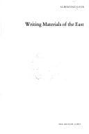 Tapa de Writing materials of the East