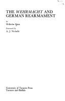 Tapa de The Wehrmacht and German rearmament