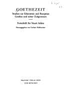 Tapa de Goethezeit