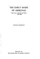 Tapa de Ḥakhme Ashkenaz ha-rishonim