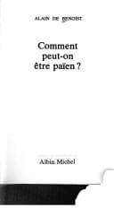 Tapa de Comment peut-on être païen?