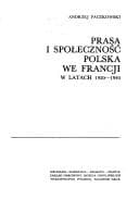 Tapa de Prasa i społeczność polska we Francji w latach 1920-1940