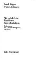 Tapa de Wirtschaftskrise, Faschismus, Gewerkschaften