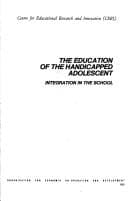 Tapa de The Education of the handicapped adolescent