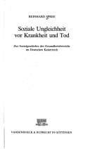 Tapa de Soziale Ungleichheit vor Krankheit und Tod