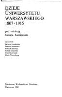 Tapa de Dzieje Uniwersytetu Warszawskiego 1807-1915
