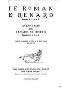Tapa de Le roman de Renard