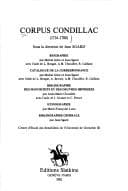 Tapa de Corpus Condillac, 1714-1780