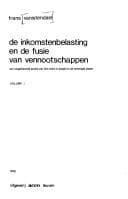 Tapa de De inkomstenbelasting en de fusie van vennootschappen