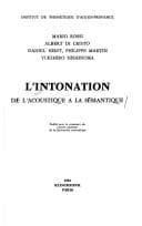 Tapa de L'Intonation de l'acoustique à la sémantique