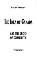 Tapa de The idea of Canada and the crisis of community