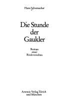 Tapa de Die Stunde der Gaukler