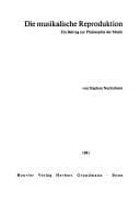 Tapa de Die musikalische Reproduktion