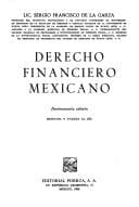 Tapa de Derecho financiero mexicano