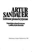 Tapa de Zebrane pisma krytyczne