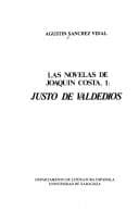 Tapa de Las novelas de Joaquín Costa