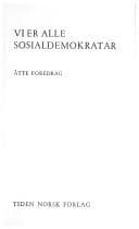 Tapa de Vi er alle sosialdemokratar