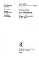Tapa de Vom Mute des Erkennens