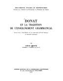 Tapa de Donat et la tradition de l'enseignement grammatical