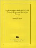 Tapa de The Minangkabau response to Dutch colonial rule in the nineteenth century
