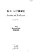 Tapa de D.H. Lawrence, interviews and recollections