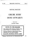 Tapa de Grube ryby ; Dom otwarty