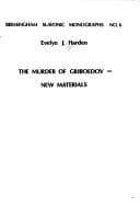 Tapa de The murder of Griboedov