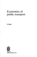 Tapa de Economics of public transport