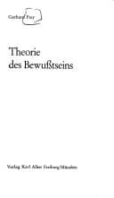 Tapa de Theorie des Bewusstseins