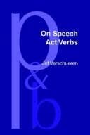 Tapa de On speech act verbs