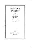 Tapa de Twelve poems