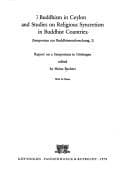 Tapa de Buddhism in Ceylon and studies on religious syncretism in Buddhist countries