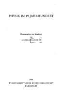 Tapa de Physik im 19. Jahrhundert