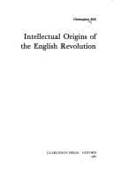 Tapa de Intellectual origins of the English Revolution