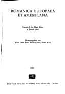 Tapa de Romanica Europaea et Americana