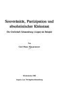 Tapa de Souveränität, Partizipation und absolutistischer Kleinstaat